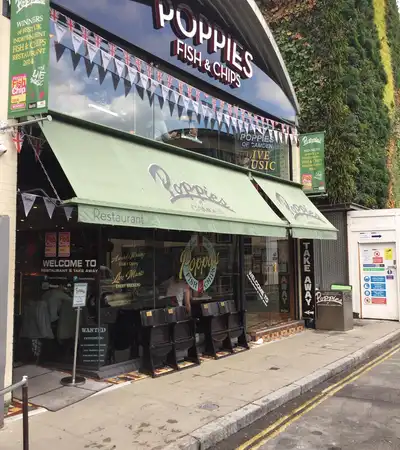 Poppies of Camden in London, England
