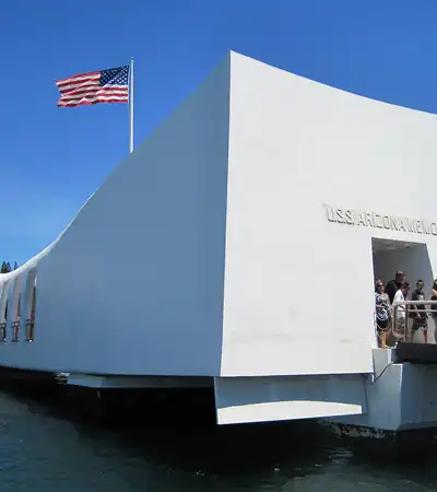 USS Arizona Memorial in Honolulu, Hawaii