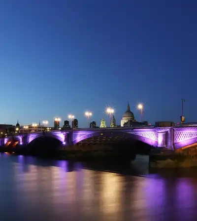 Blackfriars Bridge in London, England