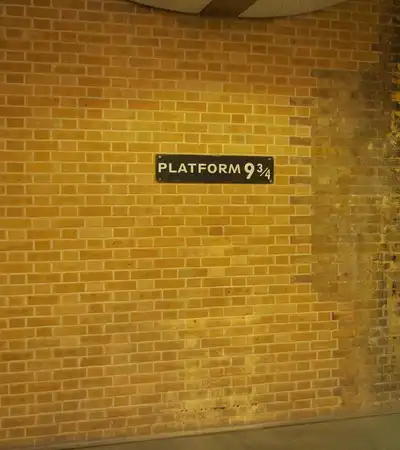 Platform Nine and Three Quarters in London, England