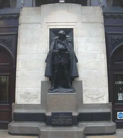 Great Western Railway War Memorial in London, England