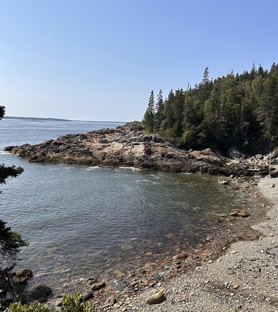 Little Hunters Beach in Mt Desert, Maine