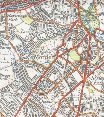 Morden Park in London, England