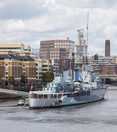 HMS Belfast in London, England