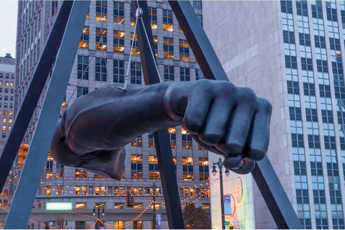 Monument to Joe Louis “The Fist”