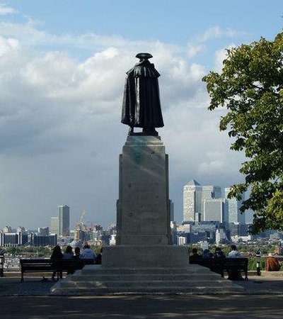 Statue of James Wolfe in London, England