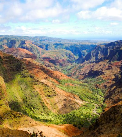 Waimea Canyon in Waimea, Hawaii