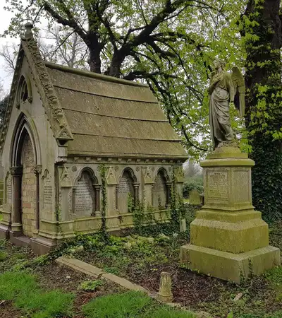 Kensal Green Cemetery in London, England