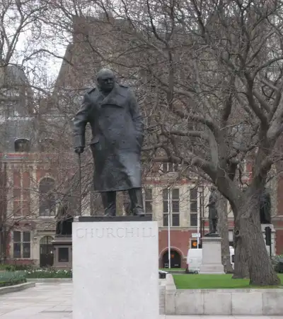 Winston Churchill in London, England