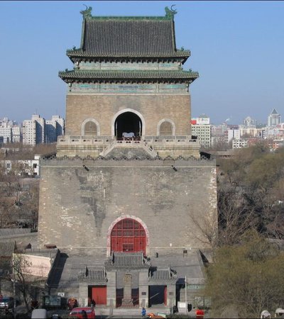 Bell tower in London, England