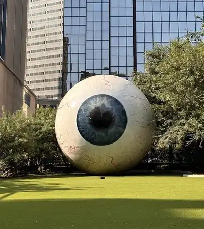 Giant Eyeball in Dallas, Texas