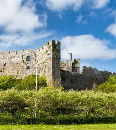 Manorbier in Wales, United Kingdom