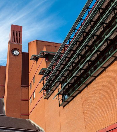 British Library in London, England