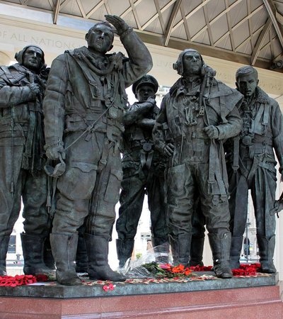 RAF Bomber Command Memorial in London, England