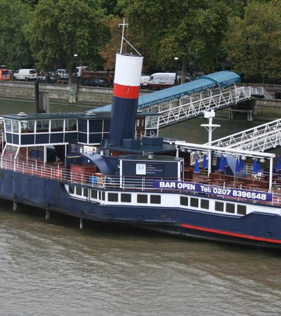 The Tattershall Castle in London, England