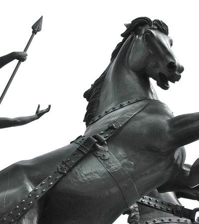 Boudica in London, England