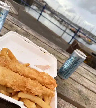 Harbour Lights Fish & Chips in Falmouth, England