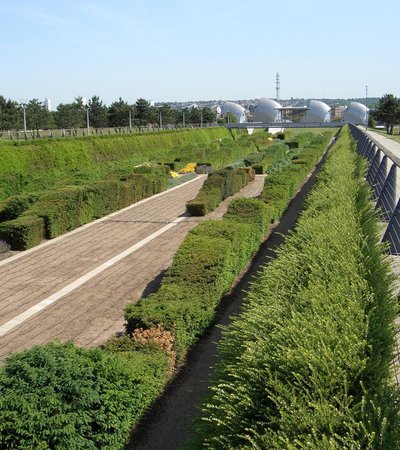 Thames Barrier Park in London, England