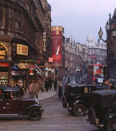 Shaftesbury Avenue in London, England