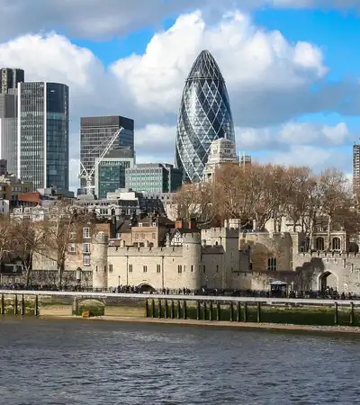 30 St Mary Axe in London, England