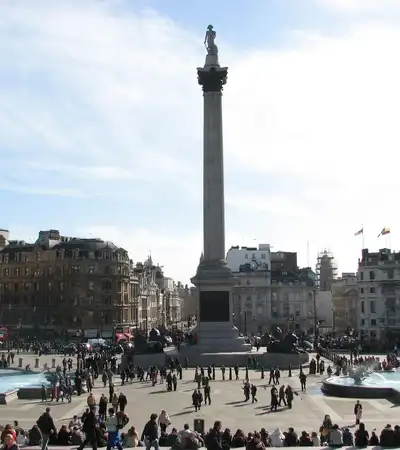 Nelson's Column in London, England
