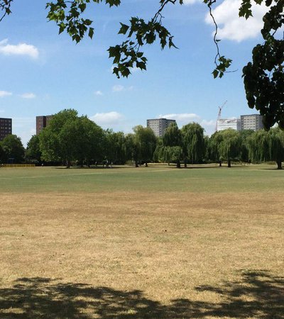 Greatfields Park in London, England