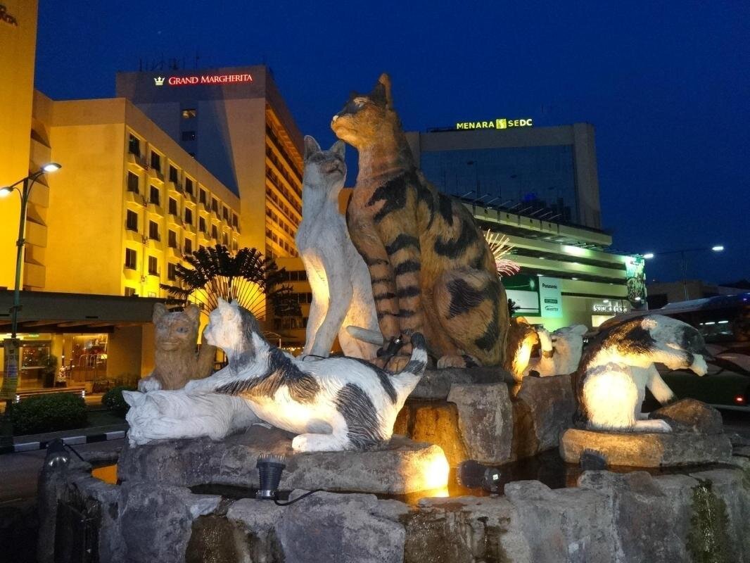 Cat Statue, Kuching, Sarawak.