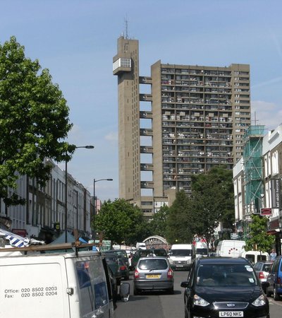 Trellick Tower in London, England