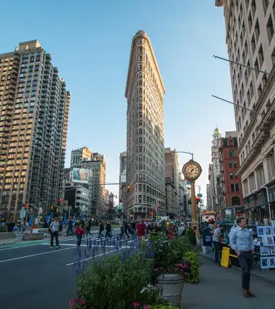 Flatiron Building in New York City, New York