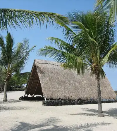 Honokohau Settlement and Kaloko-Honokohau National Historical Park in Kailua/Kona, Hawaii
