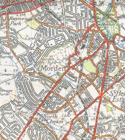 Morden Park in London, England