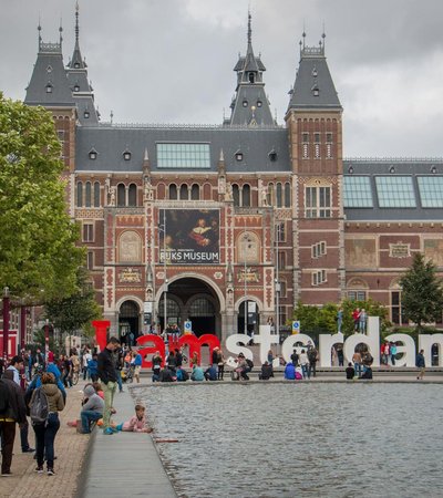 Rijksmuseum in Amsterdam, North Holland