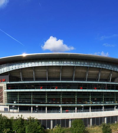 Emirates Stadium in London, England