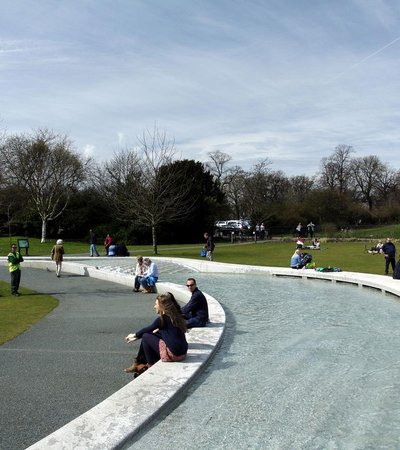Diana Memorial Fountain in London, England