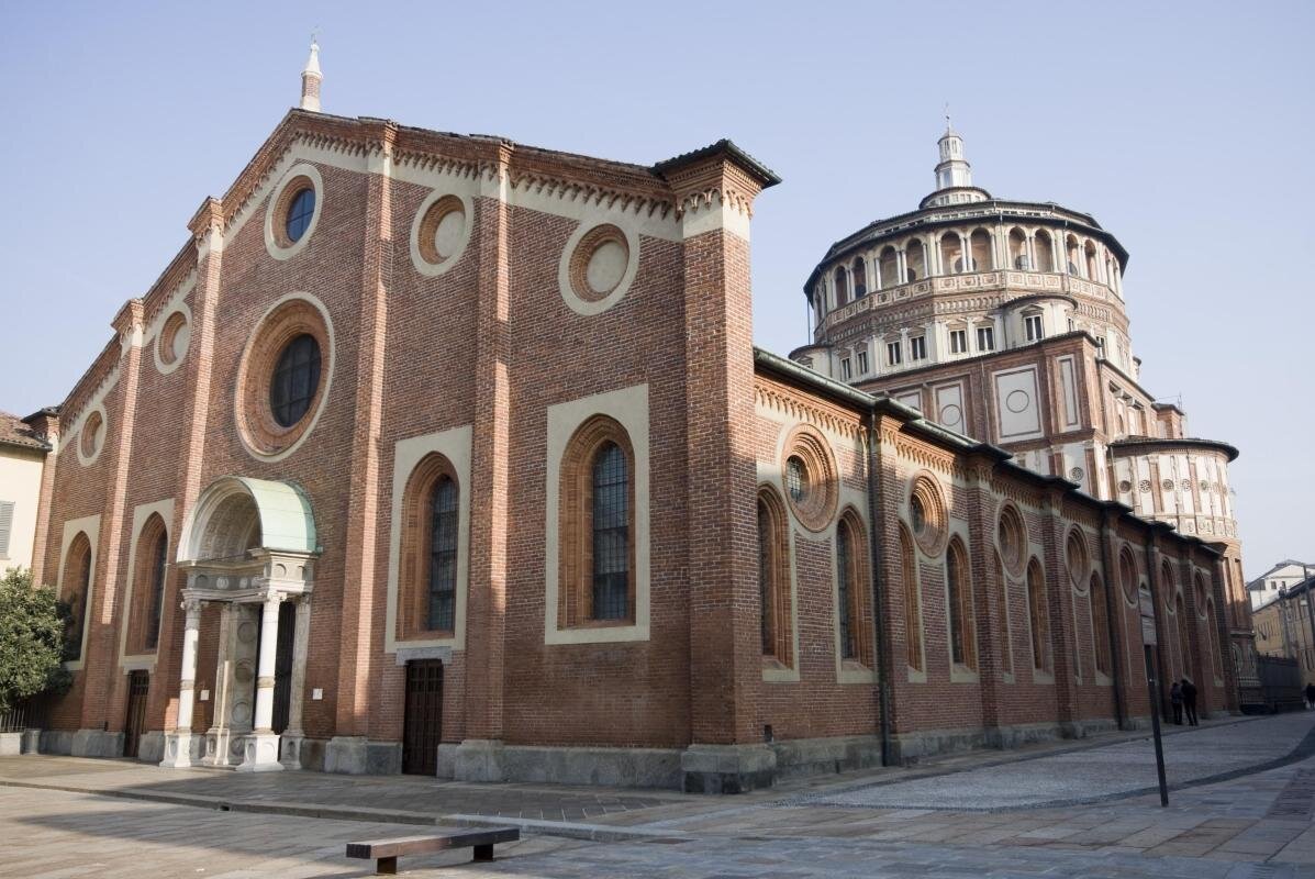 Bramantes Cloisters in the Cattolica College Del Sacro Cuore