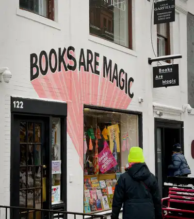Books Are Magic in Brooklyn, New York