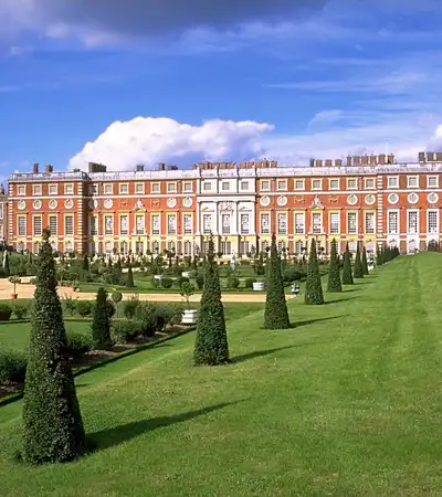 Hampton Court Palace in London, England