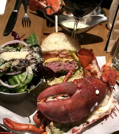 Burger and Lobster in London, England