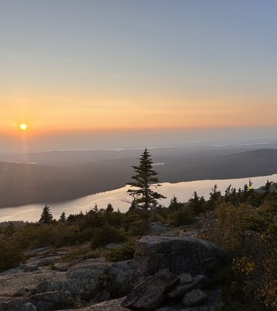 Cadillac Mountain in Bar Harbor, Maine