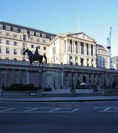 Bank of England in London, England