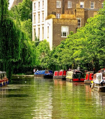 Regent's Canal Towpath in London, England
