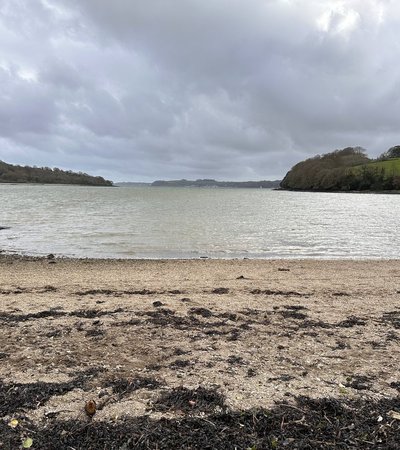 Trelissick Gardens Beach in Truro, England
