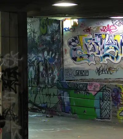 Southbank Skatepark in London, England