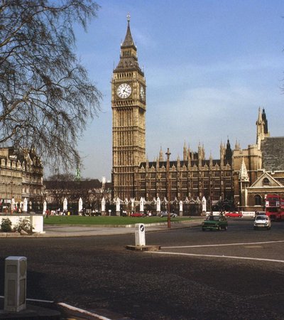 Parliament Square in London, England