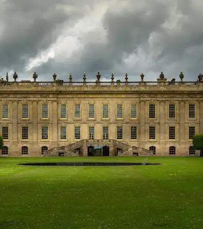 Chatsworth House in Bakewell, England