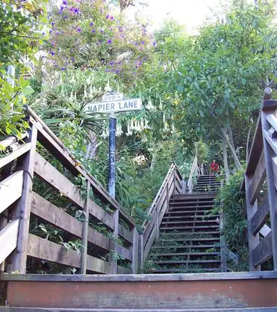 Filbert Steps in San Francisco, California