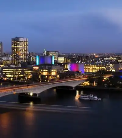 Waterloo Bridge in London, England