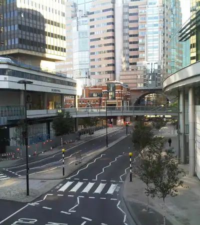 London Wall in London, England