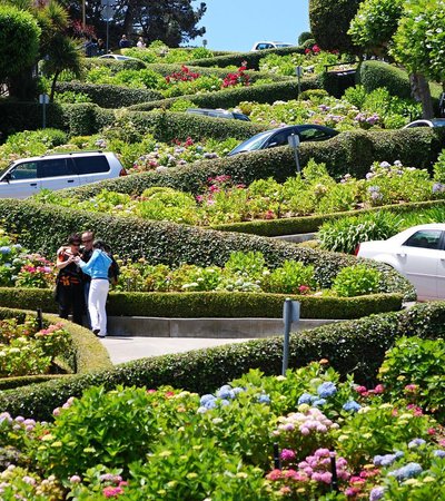 Lombard Street in San Francisco, California