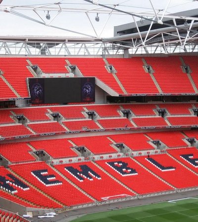 Wembley Stadium in London, England